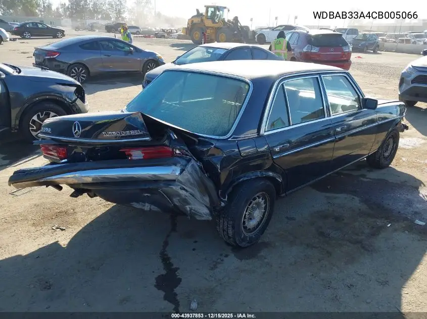 WDBAB33A4CB005066 1982 Mercedes-Benz 300 Dt