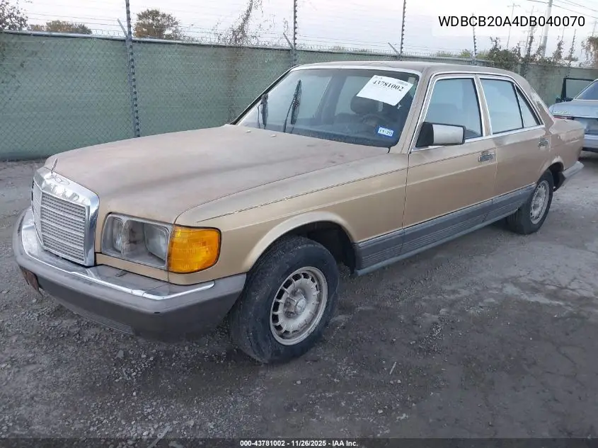 WDBCB20A4DB040070 1983 Mercedes-Benz 300 Sd