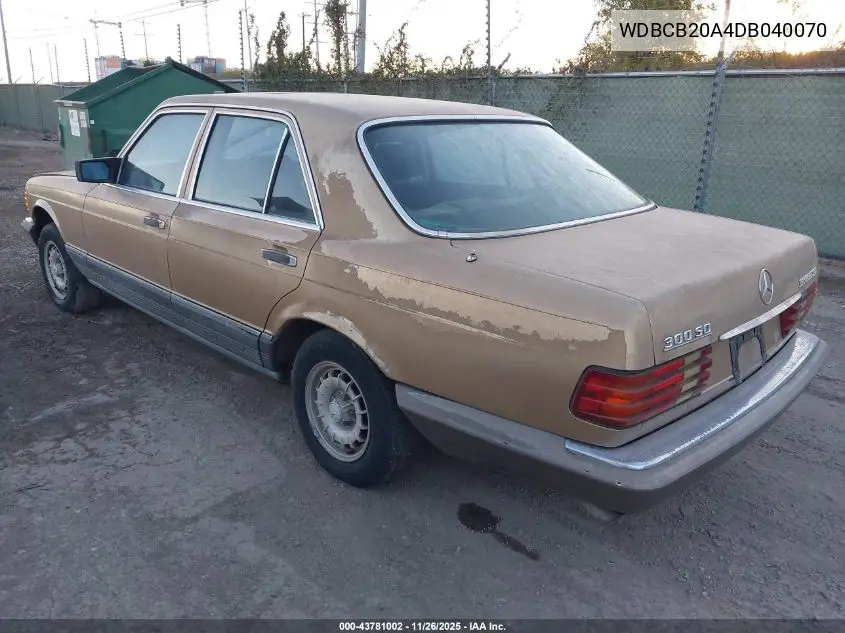 WDBCB20A4DB040070 1983 Mercedes-Benz 300 Sd