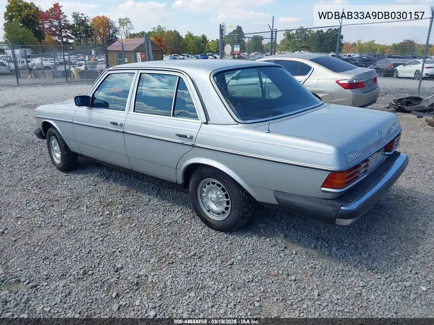 WDBAB33A9DB030157 1983 Mercedes-Benz 300 Dt