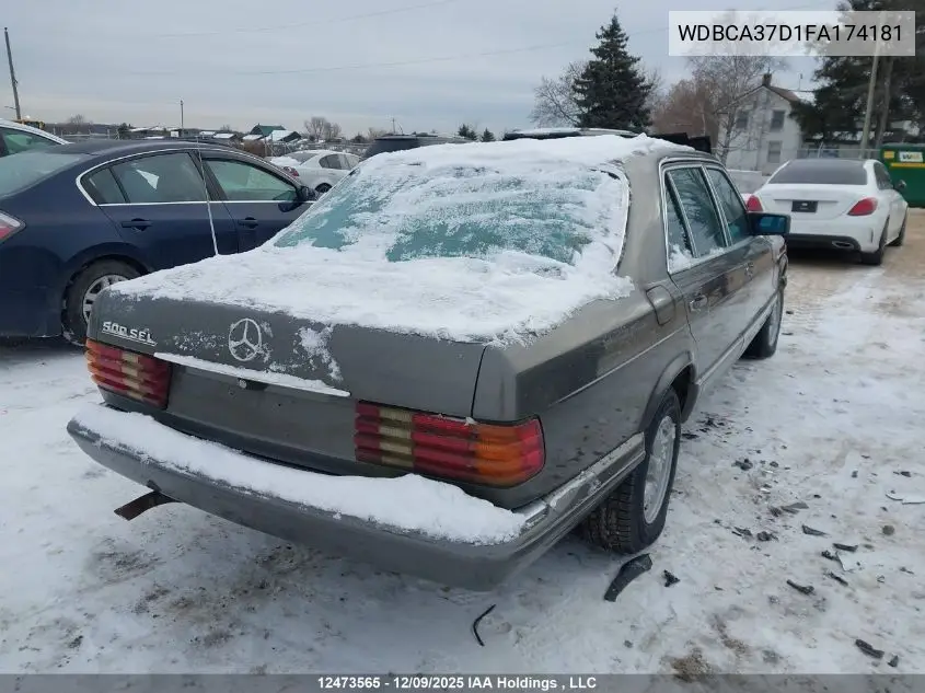 WDBCA37D1FA174181 1985 Mercedes-Benz 500 Sel
