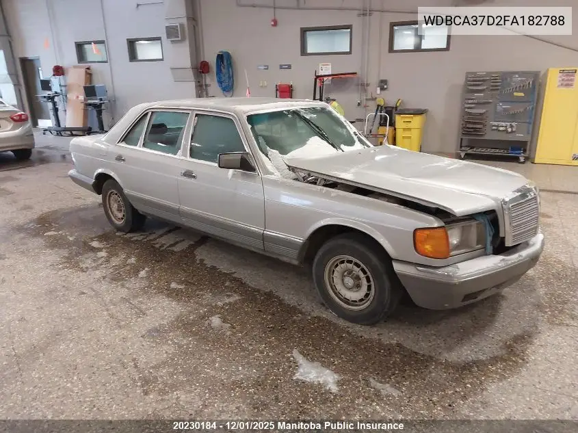 WDBCA37D2FA182788 1985 Mercedes Benz 500Sel