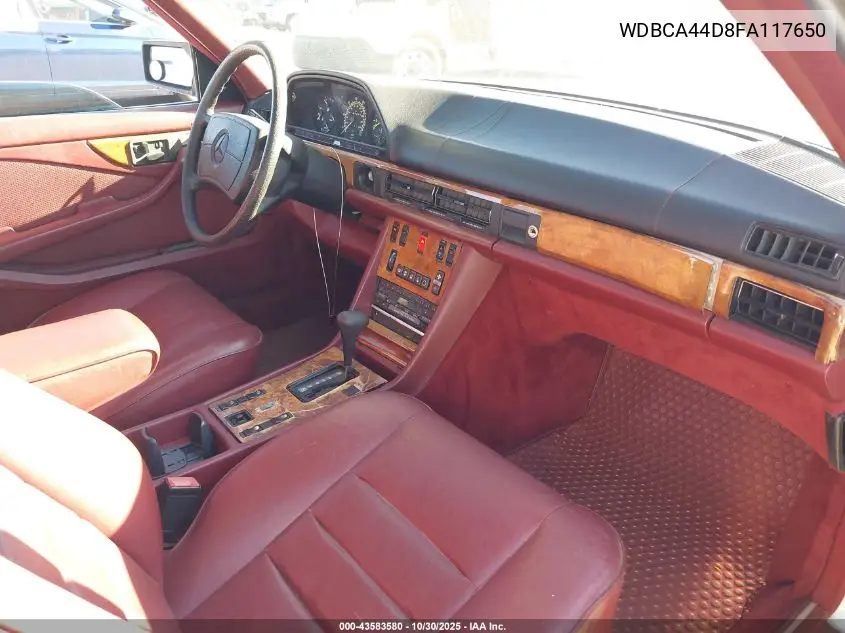 WDBCA44D8FA117650 1985 Mercedes-Benz 500 Sec