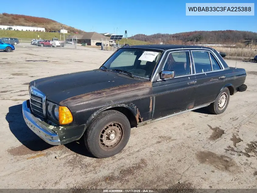 WDBAB33C3FA225388 1985 Mercedes-Benz 300 Dt