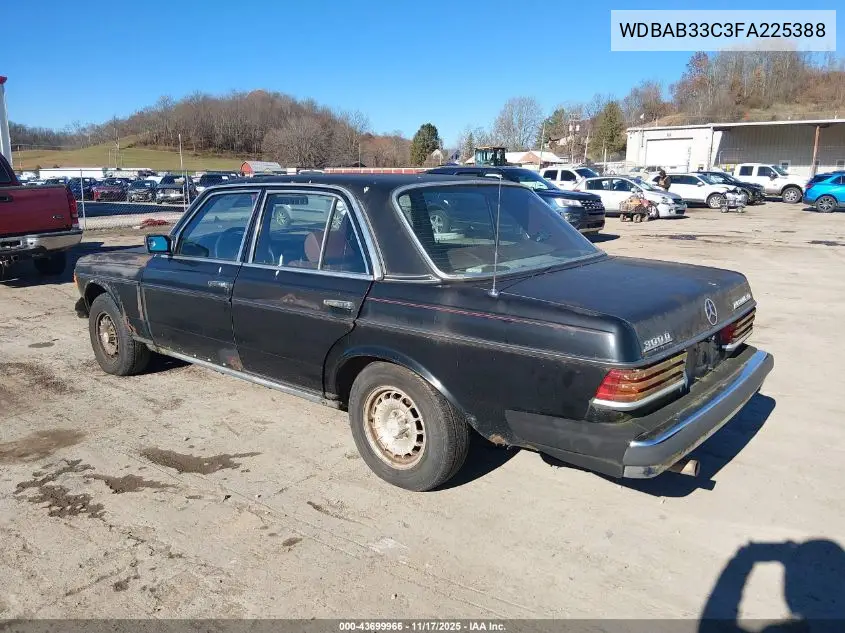 WDBAB33C3FA225388 1985 Mercedes-Benz 300 Dt