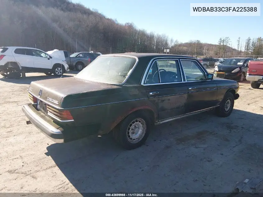 WDBAB33C3FA225388 1985 Mercedes-Benz 300 Dt