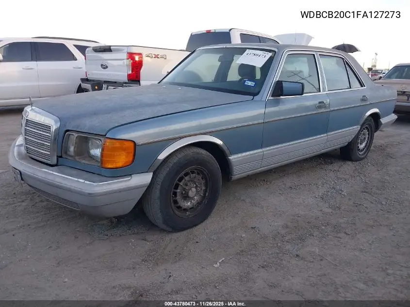 WDBCB20C1FA127273 1985 Mercedes-Benz 300 Sd