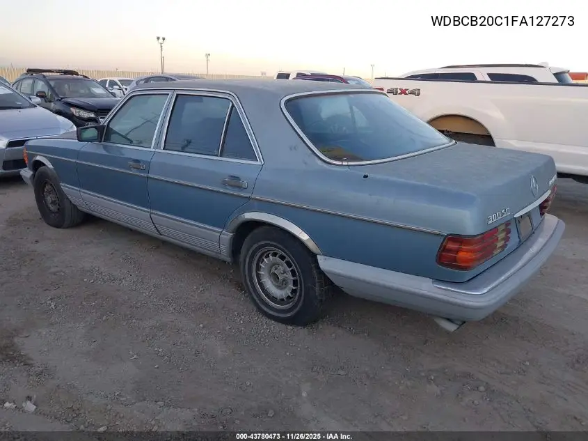 WDBCB20C1FA127273 1985 Mercedes-Benz 300 Sd