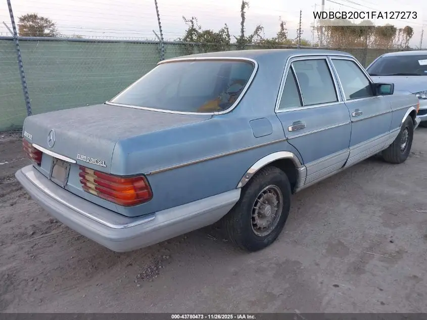 WDBCB20C1FA127273 1985 Mercedes-Benz 300 Sd