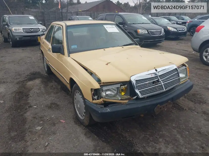 WDBDA24D9GF157071 1986 Mercedes-Benz 190 E 2.3