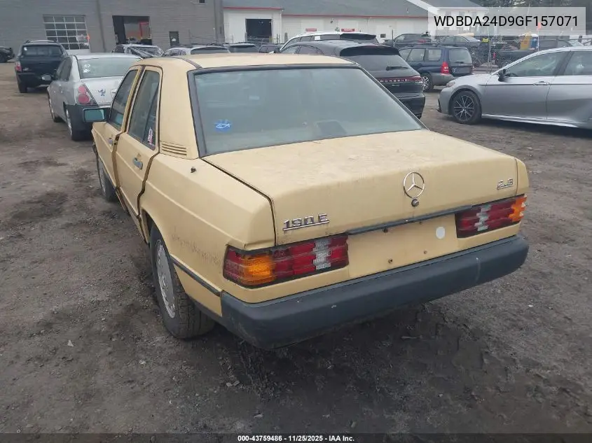 WDBDA24D9GF157071 1986 Mercedes-Benz 190 E 2.3