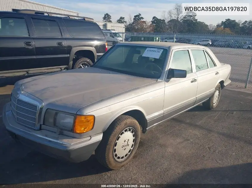 WDBCA35D8GA197820 1986 Mercedes-Benz 420 Sel