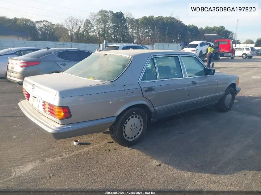 WDBCA35D8GA197820 1986 Mercedes-Benz 420 Sel