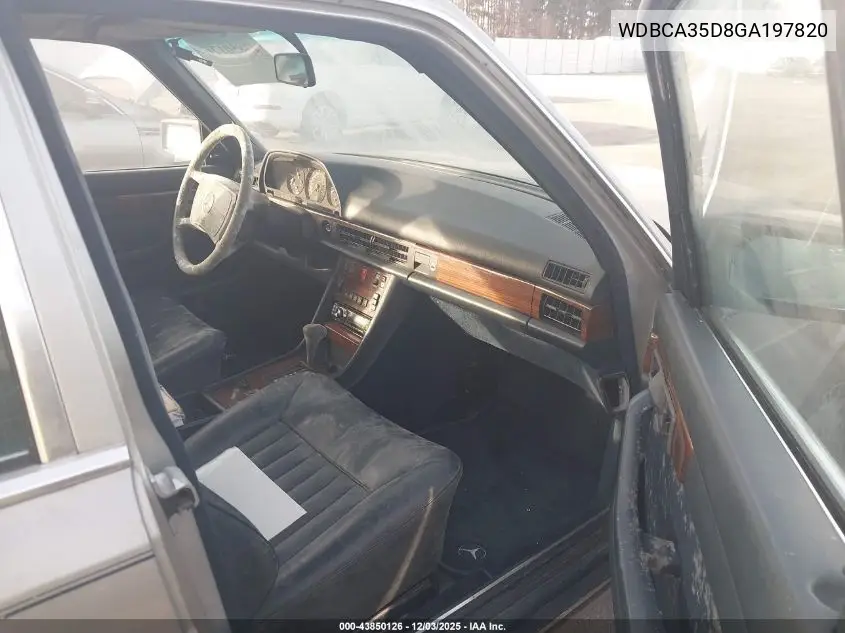 WDBCA35D8GA197820 1986 Mercedes-Benz 420 Sel