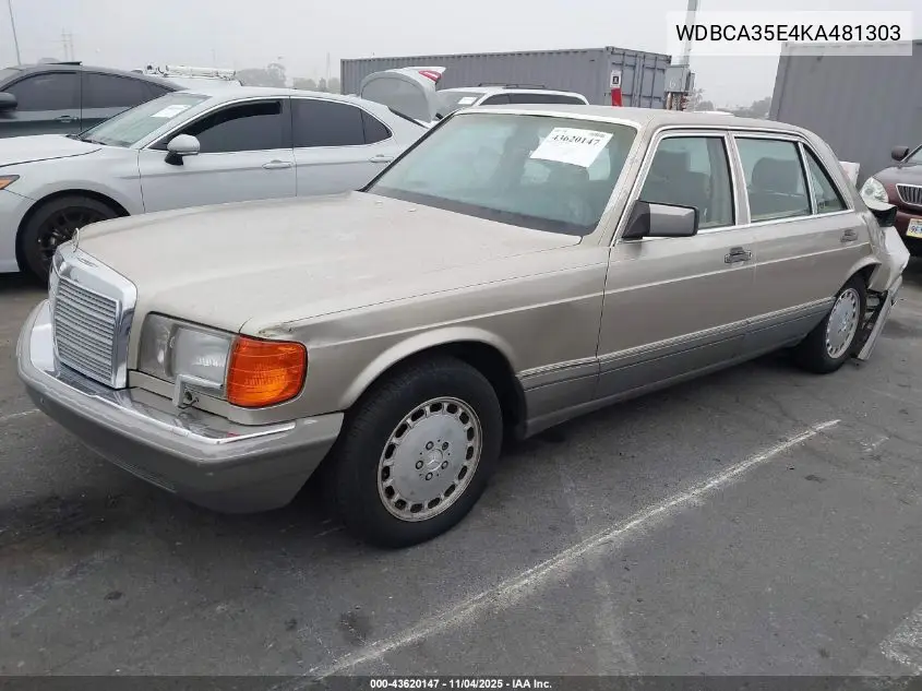 WDBCA35E4KA481303 1989 Mercedes-Benz 420 Sel