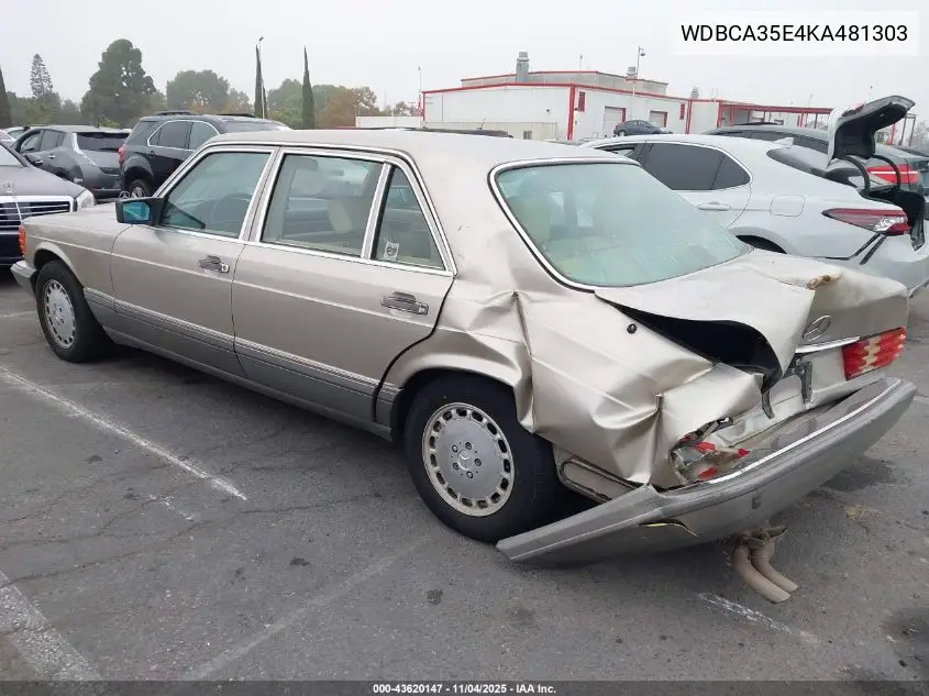 WDBCA35E4KA481303 1989 Mercedes-Benz 420 Sel