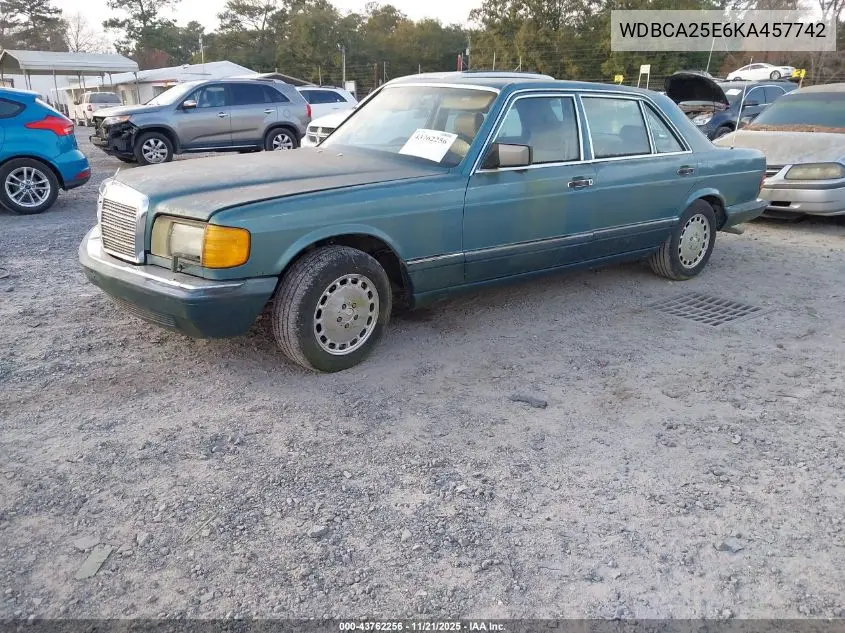 WDBCA25E6KA457742 1989 Mercedes-Benz 300 Sel