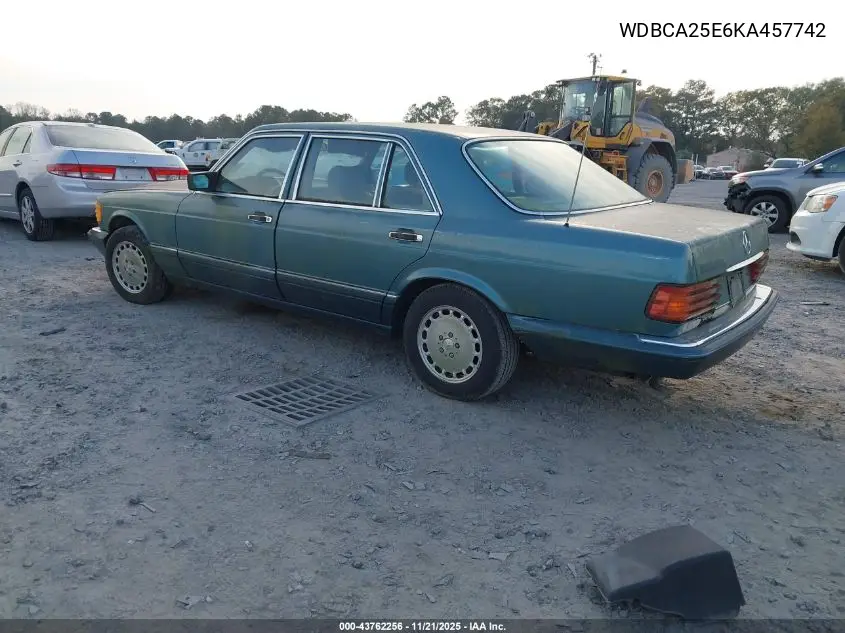 WDBCA25E6KA457742 1989 Mercedes-Benz 300 Sel
