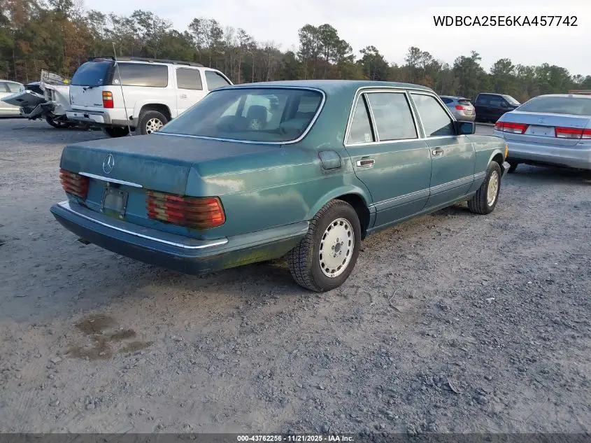 WDBCA25E6KA457742 1989 Mercedes-Benz 300 Sel