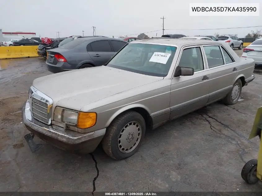 WDBCA35D7KA435990 1989 Mercedes-Benz 420 Sel