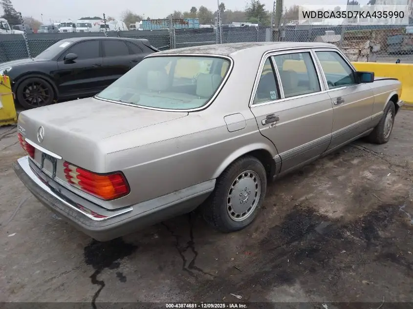 WDBCA35D7KA435990 1989 Mercedes-Benz 420 Sel