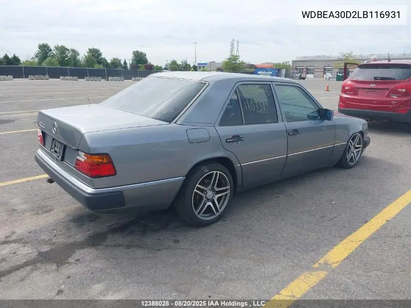 WDBEA30D2LB116931 1990 Mercedes-Benz 300 E