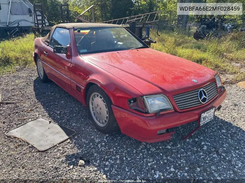WDBFA66E2MF028459 1991 Mercedes-Benz 500 Sl