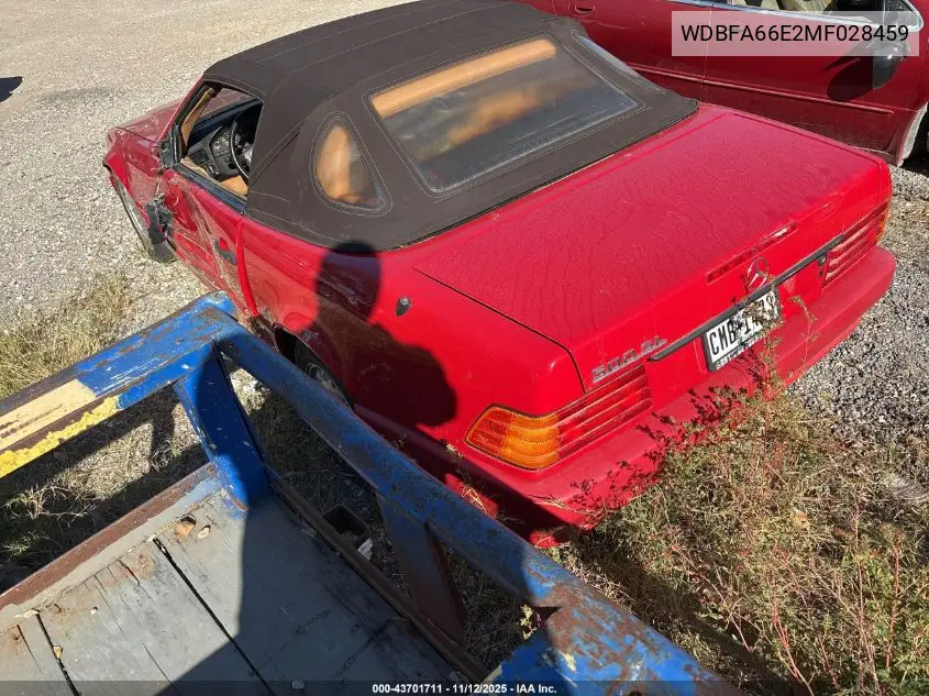 WDBFA66E2MF028459 1991 Mercedes-Benz 500 Sl