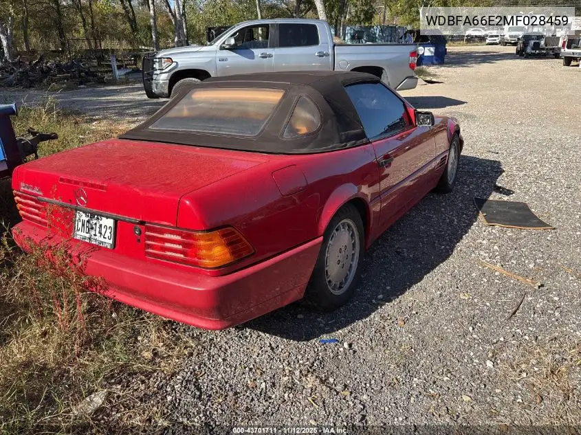 WDBFA66E2MF028459 1991 Mercedes-Benz 500 Sl