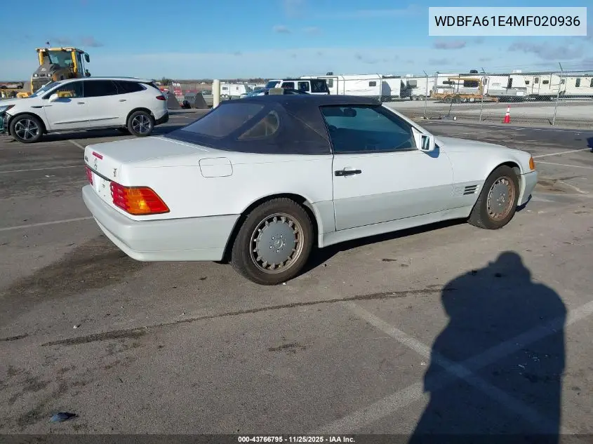 WDBFA61E4MF020936 1991 Mercedes-Benz 300 Sl