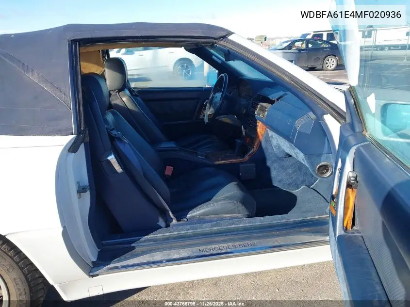 WDBFA61E4MF020936 1991 Mercedes-Benz 300 Sl