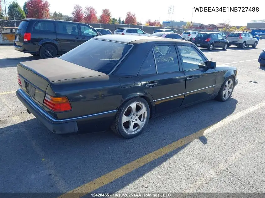WDBEA34E1NB727488 1992 Mercedes-Benz 400 E