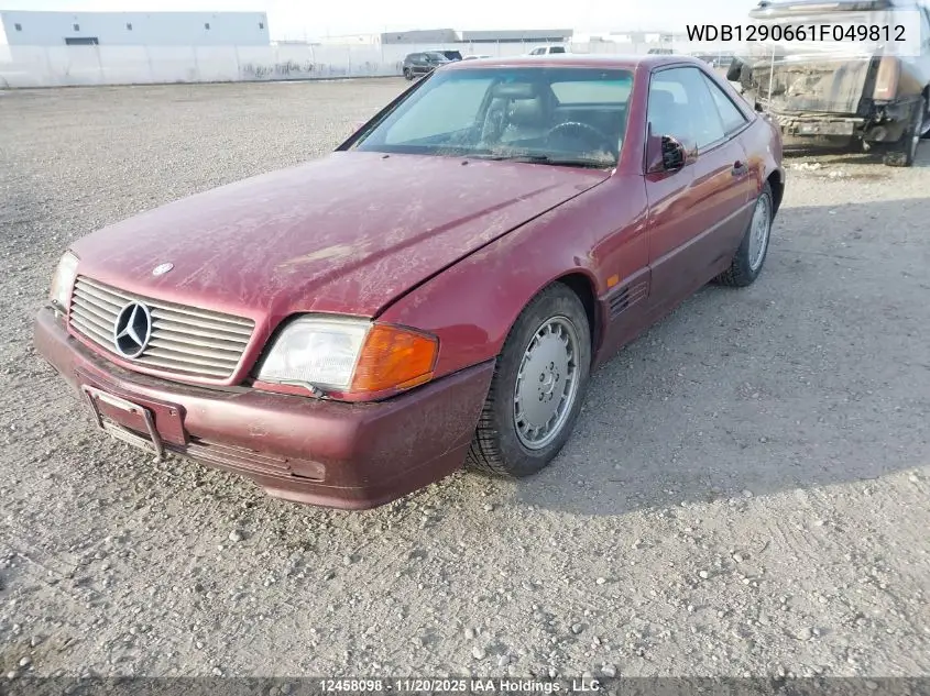 WDB1290661F049812 1992 Mercedes-Benz 500 Sl