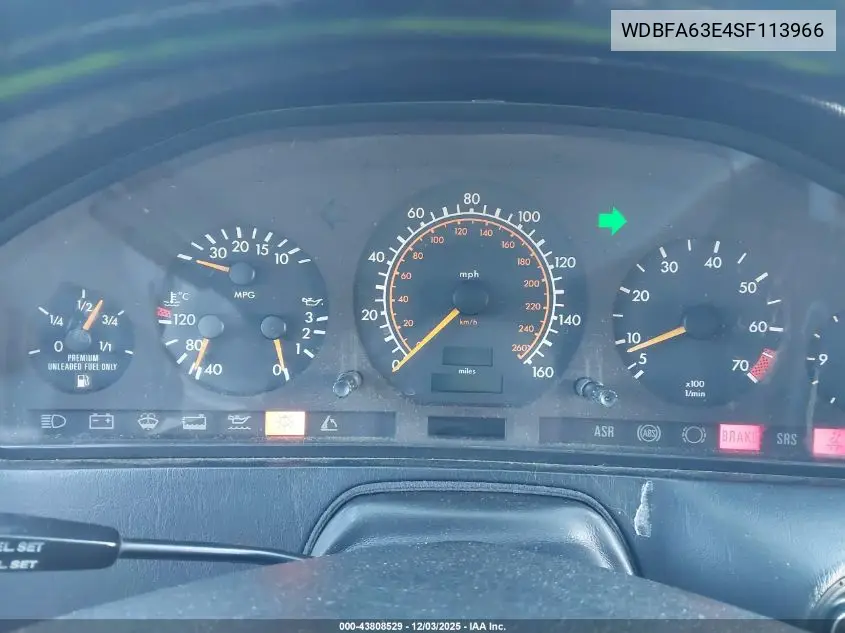 WDBFA63E4SF113966 1995 Mercedes-Benz Sl 320