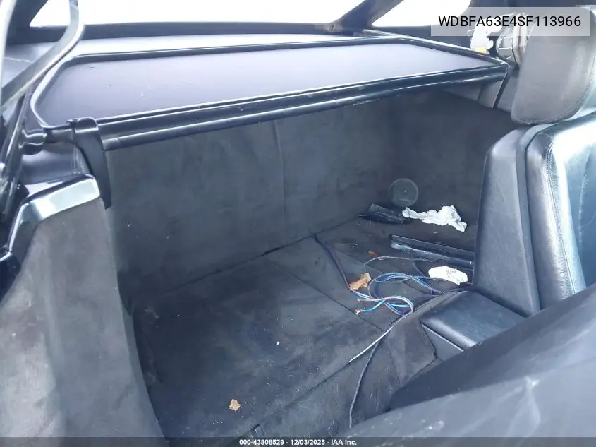WDBFA63E4SF113966 1995 Mercedes-Benz Sl 320