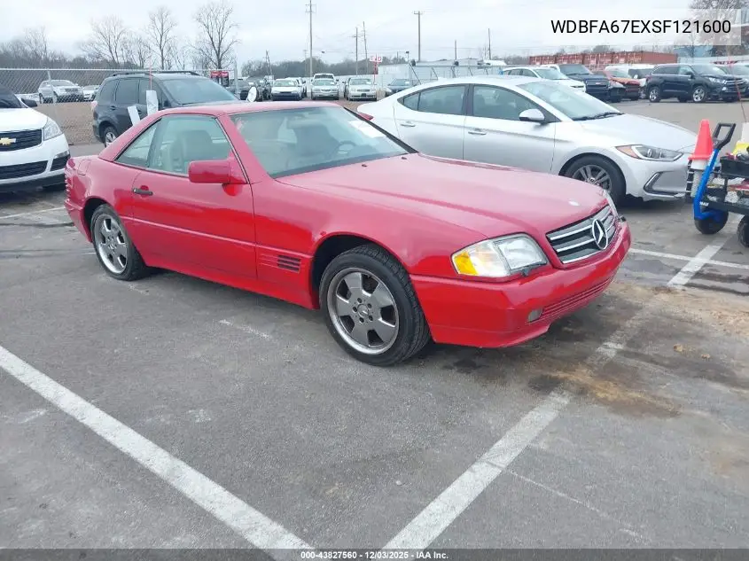 WDBFA67EXSF121600 1995 Mercedes-Benz Sl 500