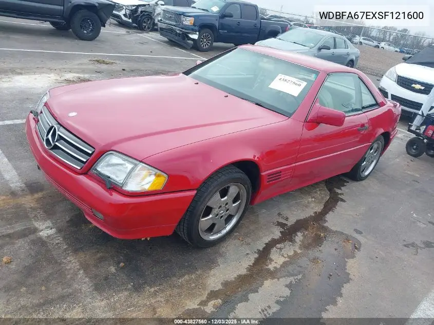 WDBFA67EXSF121600 1995 Mercedes-Benz Sl 500