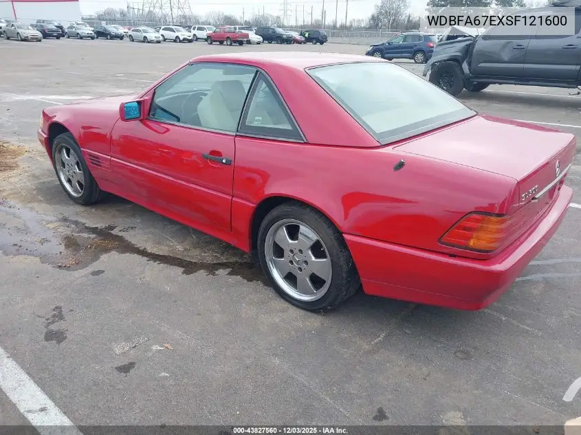 WDBFA67EXSF121600 1995 Mercedes-Benz Sl 500