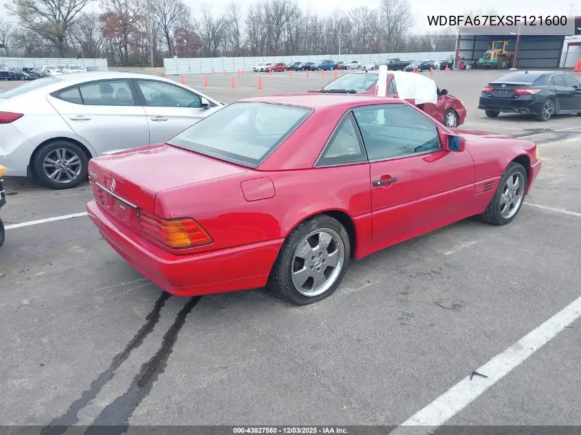 WDBFA67EXSF121600 1995 Mercedes-Benz Sl 500