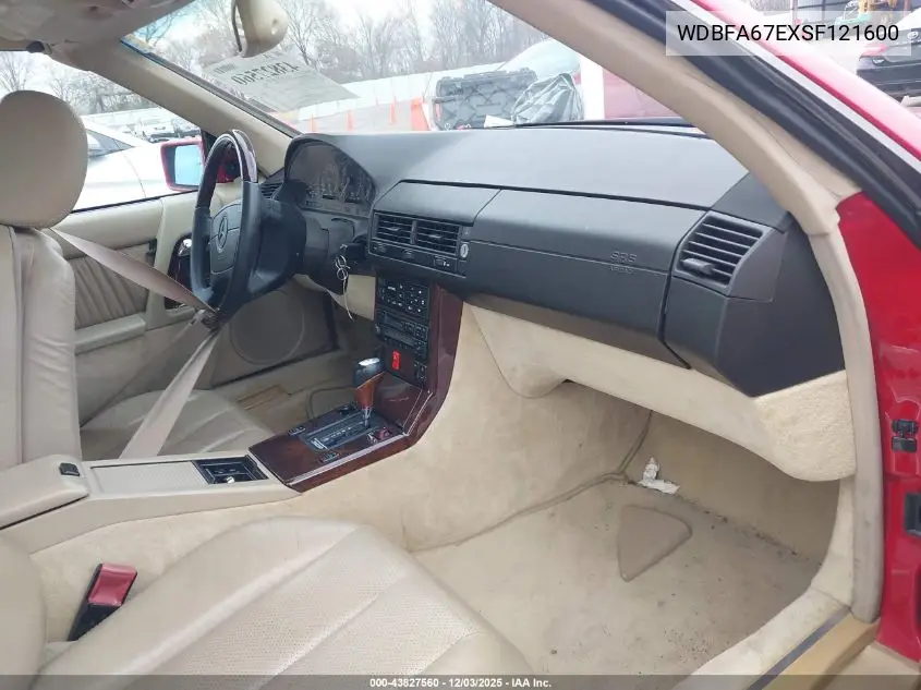 WDBFA67EXSF121600 1995 Mercedes-Benz Sl 500