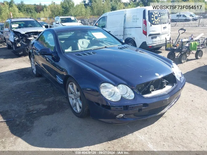 WDBSK75F73F054517 2003 Mercedes-Benz Sl 500