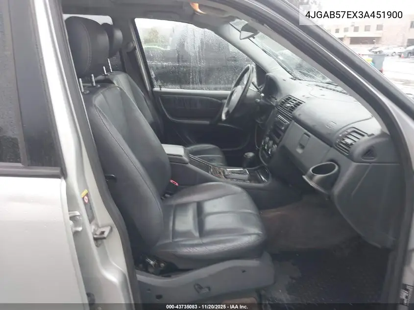 4JGAB57EX3A451900 2003 Mercedes-Benz Ml 350