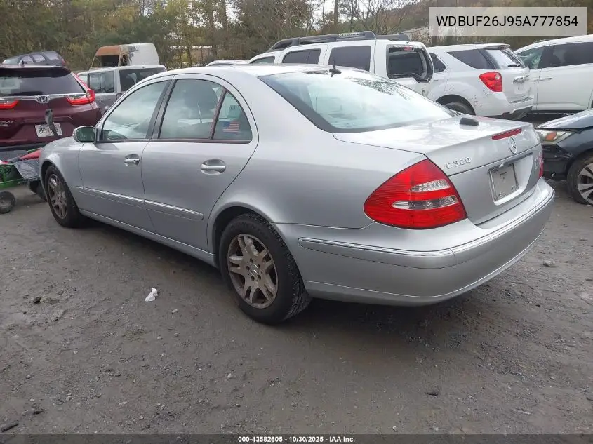 WDBUF26J95A777854 2005 Mercedes-Benz E 320 Cdi