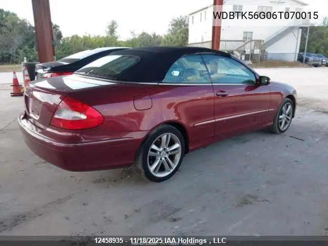 WDBTK56G06T070015 2006 Mercedes-Benz Clk 350