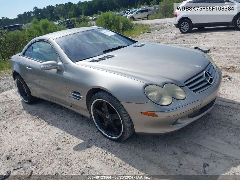 WDBSK75F56F108384 2006 Mercedes-Benz Sl 500