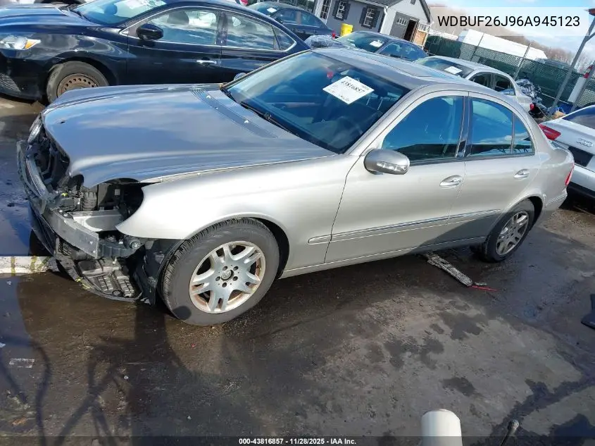 WDBUF26J96A945123 2006 Mercedes-Benz E 320 Cdi