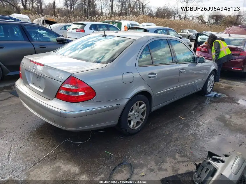 WDBUF26J96A945123 2006 Mercedes-Benz E 320 Cdi