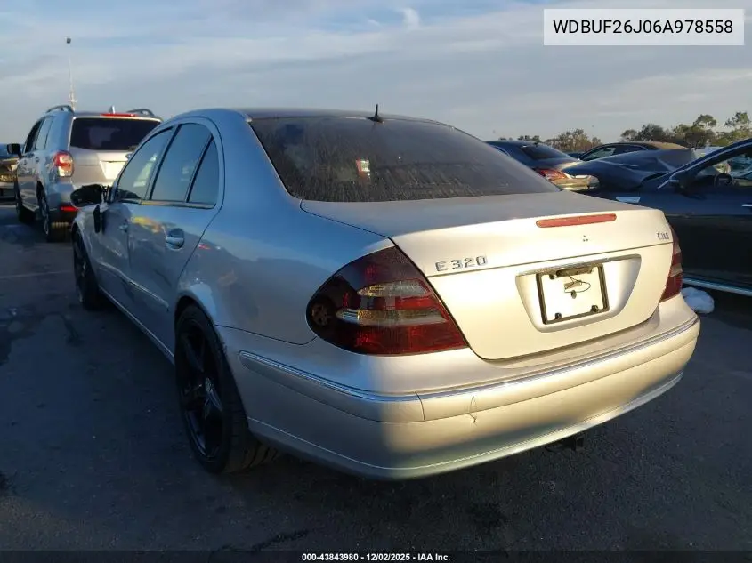 WDBUF26J06A978558 2006 Mercedes-Benz E 320 Cdi