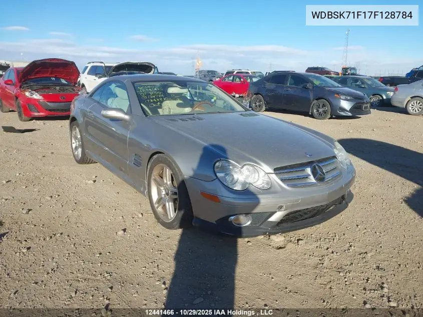 WDBSK71F17F128784 2007 Mercedes-Benz Sl 550