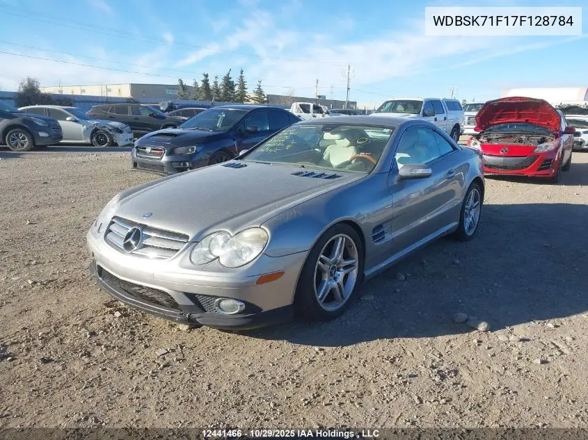 WDBSK71F17F128784 2007 Mercedes-Benz Sl 550